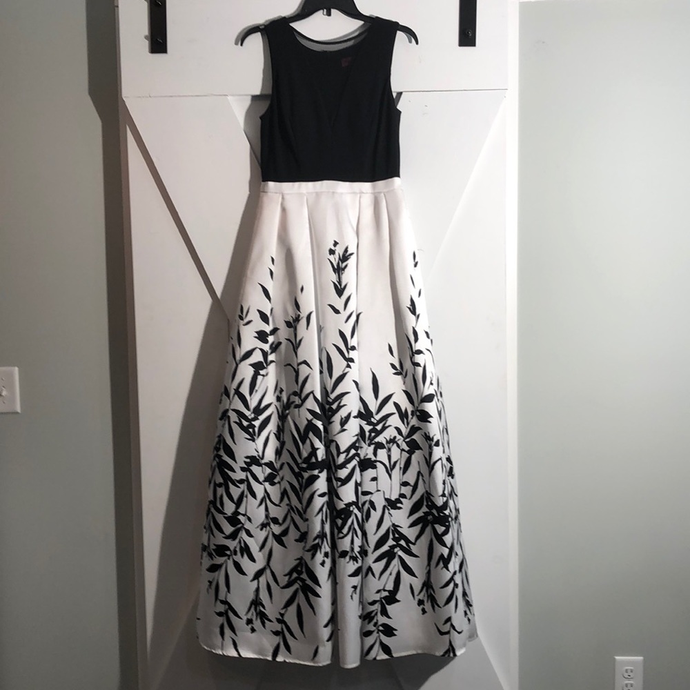 Black & White Prom Dress